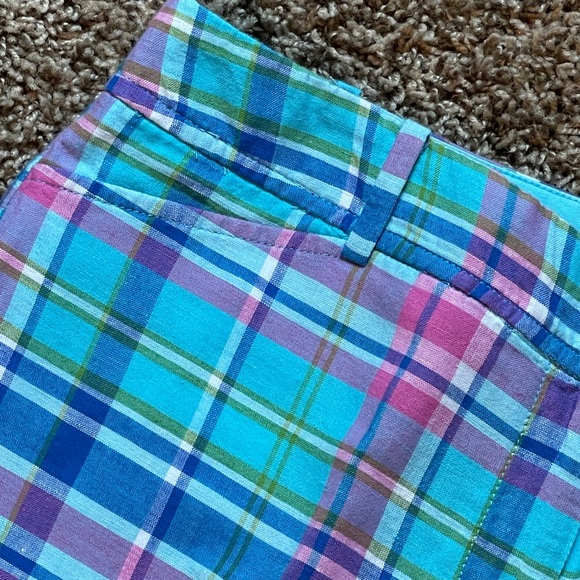 Reduced! Talbots Perfect Bermuda Shorts in Colorful Plaid - Picture 8 of 9